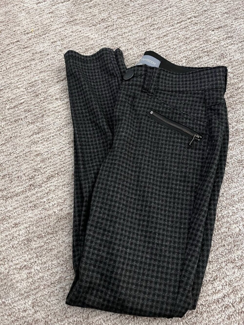 Wit & Wisdom Houndstooth Stretch Pants